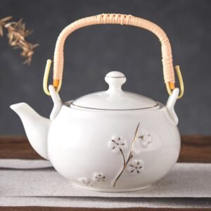 White Porcelain Chinese Teapot