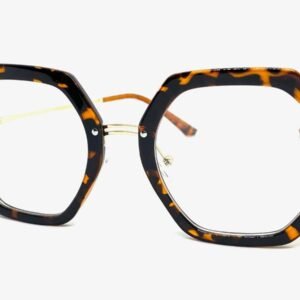 Oversize Vintage Retro Style Clear Lens Eye Glasses